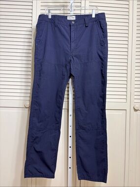 Huckberry Edgevale Cast Iron Double Knee Slim Straight Pants Size 36